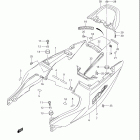 SV650,S,A Seat tail cover (sv650k7 / ak7)