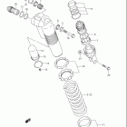 RM125 Rear shock absorber (model k6)