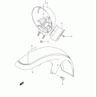 VS1400GLP Boulevard S83 Переднее крыло