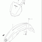 RM250,Z Front fender (model k4 / k5 / k6)