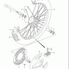 RM125 Front wheel (model k5 / k6)