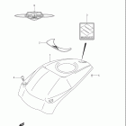 VZ800 Boulevard M50 Fuel tank cover
