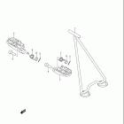 RM125 Stand - footrest (model k1 / k2)