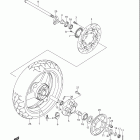SV650,S,A Rear wheel (sv650ak7 / sak7)