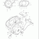 VS800 Boulevard S50 Крышки картера
