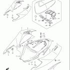 GSX-R1000 Seat tail cover (model k5)