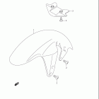 VZR1800 Boulevard M109R Переднее крыло