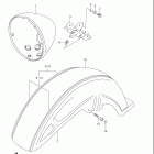 VL1500 Front fender (model k5 / k6)