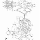 SV650,S,A Головка цилиндра -задняя