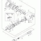 VL1500 Propeller shaft / final drive gear