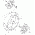 SV1000S Переднее колесо