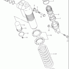 RM250,Z Rear shock absorber (model k4)