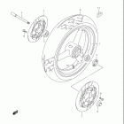 GSX750F KATANA Переднее колесо