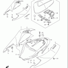 GSX-R1000 Seat tail cover (model k6)