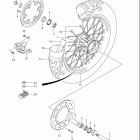 RM125 Rear wheel (model k6)