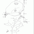 GSX750F KATANA Топливный бак (модель K4)