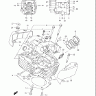 VS1400GLP Boulevard S83 Головка цилиндров (задняя)