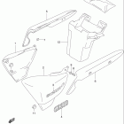 GZ250 Frame cover (model k3 / k4 / k5 / k6)