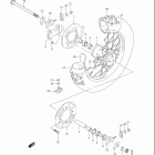 RM85,L Rear wheel (rm85k2 / k3)