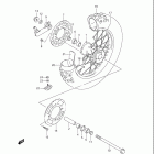 RM85,L Rear wheel (rm85lk5 / lk6)