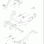GSX750F KATANA Подножка