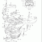 VZ800 Boulevard M50 Задняя головка цилиндров