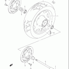 VL1500 Переднее колесо