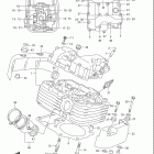 VL1500 Boulevard C90,T Головка цилиндров (задняя)