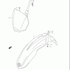 RM Z450 Переднее крыло