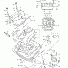 VL1500 Boulevard C90,T Головка цилиндров (передняя)