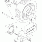VL800,C,T Boulevard C50 Rear wheel (vl800ck6 / ck7)