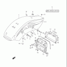 VZ800 Boulevard M50 Rear fender (vz800zk7)