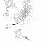 RM125 Rear wheel (model k5)