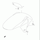 SV650,S,A Переднее крыло