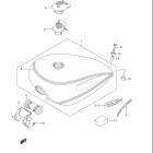 VS1400GLP Boulevard S83 Топливный бак (модель K4)