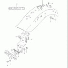 VS1400GLP Boulevard S83 Rear fender (model k5 / k6 / k7)