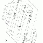 RM85,L Передняя вилка (model k2 / k3 / k4)