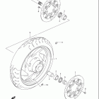 VZR1800 Boulevard M109R Переднее колесо