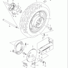 VZ800 Boulevard M50 Заднее колесо