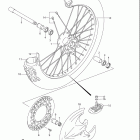RM250,Z Front wheel (rm250k5 / k6)