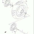 VL1500 Boulevard C90,T Переднее колесо