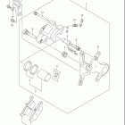 RM250,Z Rear caliper (model k5 / k6)