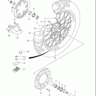 RM250,Z Rear wheel (model k1 / k2)