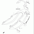 GSF1200,S,Z BANDIT Seat tail cover (gsf1200k3)