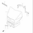 DR-Z250 Headlamp cover (model k2 / k3 / k4 / k5)