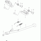 DR Z400E Подножка