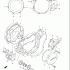 RM250 Crankcase cover- water pump (model k1 / k2)