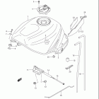GSX-R750 Топливный бак (модель K4)