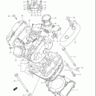 VS800GL INTRUDER Головка цилиндров (передняя)