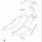 GSF1200,S,Z BANDIT Seat tail cover (gsf1200sk3)